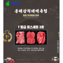 엄마네 강원 소한마리 한우 설연휴 사돈댁명절선물 설선물세트, 강원한우 1+등급 등심로스세트 3호