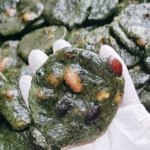 삼시세끼연구소 손으로 빚은 수제 진도 해풍 쑥개떡 쑥떡 쑥인절미 쑥찰떡 100개입 개별포장, 100개