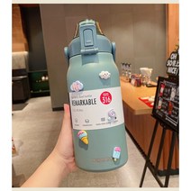 원터치 대용량보온병 대형 보온 보냉병 2리터 텀블러 물병, 민트, 1700ml