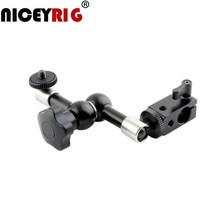 niceyrig 매직 암 14quot screw 15mm rod clamp 볼 헤드 브래킷 arri rosette 모니터 마운트 evf 뷰파인더 모니터 카메라 장비