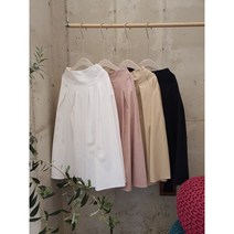 [봄신상 무배] 코티 핀턱 뒷밴딩 플리츠 롱스커트