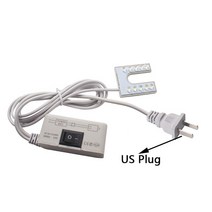 초보자재봉틀 미니재봉틀 EU/US 플매트 카펫 러그 작업 구즈넥 LED 조명 유연한 자석식 베이스 재봉틀 110-, 02 US Plug