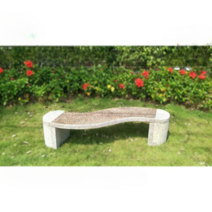 돌의자 돌테이블 야외벤치 정원의자 돌벤치 대리석, S 스타일