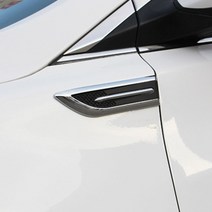 JS automotive 자동차 휀다 샤크 가니쉬 에어벤트 에어덕트 튜닝 몰딩커버 차량용 실외 인테리어 익스테리어 악세사리 용품, 자동차 샤크 휀다 가니쉬