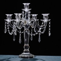 크리스탈 웨딩 촛대 식탁 장식품 캔들 워머 홀더, 04.52CM 캔들 홀더