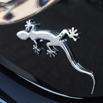 아우디 콰트로 도마뱀 엠블럼 A3 A4 A7 Q3 Q5 S4 S7, C TYPE, 블랙