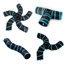 해리스힐 고양이터널 숨숨 플레이 바스락 캣 터널 장난감 숨숨집 5종, 십자형