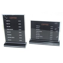 A5 아크릴케이스 T형 pop꽂이 메뉴판 액자, A5 아크릴 T자 (세로)