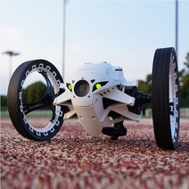 Rc 바운스 자동차 2.4g 점핑 카 카메라 미사용 또는 와이파이 카메라 2.0mp 유연한 휠 회전 Led 야간 라이트 Rc 로봇자동차 rc카 바운스카, [01] WHITE