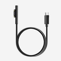 Omnicharge (옴니 차지) surface 케이블 모바일 USB-C 포트에서 Surface로 - SurfacePro 6 Pro 5th Gen Pro 4 Pro 3 Go Laptop 2 Laptop 2017 Book 2 Book과 호환 가능