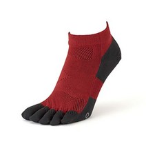 타비오 발가락 축구양말 레이싱 러닝 프로토 발목 스포츠양말, darkred