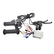 전기 자전거 호환 부품 24V 36V 48V 250W 350W 500W 브러시 컨트롤러 스로틀 LCD 디스플레이 스쿠터 DC 모터 브레이크 키트 184815, 24V 250W kit