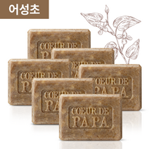 세수비누 천연비누 어성초 비누 REAL 천연수제비누 유황비누 피부건선비누 아토피비누추천 / 얼굴여드름 꿔흐드빠빠(선물추천) 피부진정 보습관리 피부트러블 완화 얼굴 좁쌀 여드름비누, 100g x 6개 (무료배송! 개당 8,667원)