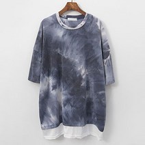 (스카이코코) 물나염 레이어드 박스티