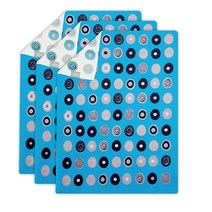 Skoy 주방 타월 접시 유리 제품 조리기구 및 손용 재활용 폴리에스터 타월 양면 디자인 흡수성 주방 타월 45.7 x 61cm(18 x 24인치) 블루 (3팩), 3 Pack_Blue