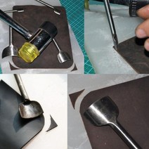 가죽 공예 라운드 커터 DIY 재료 도구 작업 커팅기