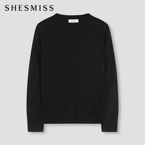 쉬즈미스 라운드넥 니트 탑 SSKPOM42510 BK
