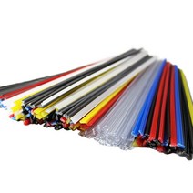 은납봉 알루미늄 용접봉 200mm ABS PP PE PPR PVC UPVC CPVC 플라스틱 10 개, [03] Clear 10pcs, [05] PVC