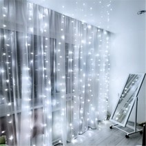 견고한 220V 4*2.5M 320LED 고드름 빛 화환 LED 커튼 문자열 파티 정원 홈 웨딩 스테이지 야외 장식 조명, 02 3M X 3M_03 영국 플러그, 01 220V White