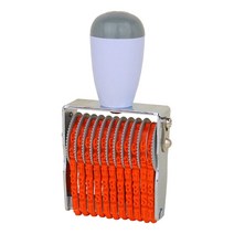 [추천] 고무인닷컴 11단 넘버링 숫자 회전인 변경 도장 11칸 스탬프 2줄 유통기한 도정일자 유효기간 특수 날짜 고무인 스템프 주문 제작