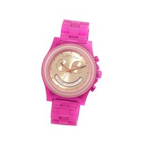 [마크 바이 마크 제이콥스] Marc By Marc Jacobs 쿼츠 크로노 손목시계 MBM4575 핑크 골드 [품]