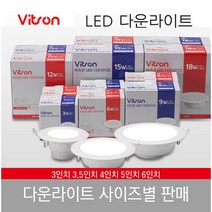 비츠온 LED 다운라이트 매입등 MR16 3인치 4인치 5인치 3인치포스 6인치롱런2 민자 주광색 전구색 5W 9W 12W 15W 20W, 6인치, 15W 주광색