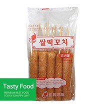 맛있는냉동금호푸드 쌀떡꼬치900g10p/금호푸드/쌀떡꼬치/떡꼬치/식자재/식품사무실 대용량 업소용 식당용 간식 소스, 쌀떡꼬치900g