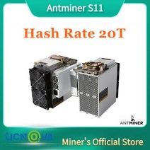 호환 BTC BCH Miner Antminer S11 20T SHA256 ASIC Bitcoin Mining 모델, [01] 20T