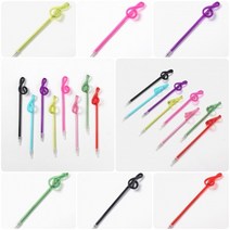 캐릭터 볼펜 높은음자리표 피아노 음악 학원 단체 선물 특이한 판촉물 볼펜, 높은음자리표 볼펜 10개