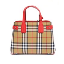 [버버리] [명품] 40769471 BANNER VINTAGE CHECK SM OR 토트백