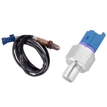 1 PCS 산소 프로브 O2 센서 및 1 개 전력 조향 펌프 압력 스위치 센서, 하나, 블랙 & 블루