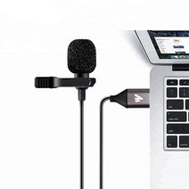 옴마 온라인 강의 수업 PC 노트북용 핀마이크 유튜브방송장비 홈스튜디오 ASMR 유튜버마이크, 1개, USB 핀마이크+퍼윈드스크린(믹스컬러)