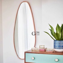 계란형 전신거울 미드센추리 모던 피팅 대형 현관, 50x150CM