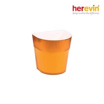 mirmall_(헤르빈) 로즈 화분 1.5L 오렌지 수입 디자인 소형 다육이 미니 인테리어 예쁜 플라스틱 분갈이 유럽 이+★★★★★, 이상품구매해요