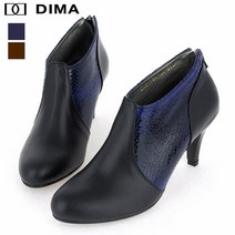 디마 디마 천연가죽 뱀피포인트 부띠 7cm(DHS1124)