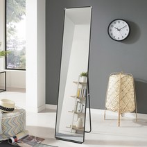 온가구 하멜린 블랙 스탠드 전신거울 현관거치경옷방대형매장, 본상품선택