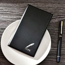 고급스러운 미니수첩 다이어리 경찰 고무 아기 수첩