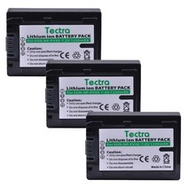 견고한 NP-FV50 배터리 + 소니 호환 DCR-SR15 SR21 SR68 SX15 FDR-AX100 CX110, 03 3 battery