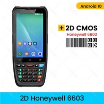 안드로이드 10 PDA 스캐너 휴대용 핸드 터미널 데이터 수집기 하니웰 N6603 QR 바코드 리더 크래들 충전, 04 2D Honeywell 6603_02 AU