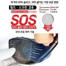 (3세트금액)SOS 장타 필름 스티커 드라이버 우드 비거리 증가 20미터 UP 슬라이스 훅 방지, SOS장타필름(3세트)