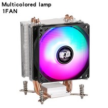 CPU 쿨러 4 히트 파이프 구리 튜브 34Pin PWM PC 조용한 인텔 LGA 2011 90mm 냉각 팬 나사 고정 서버 컴퓨터, 14.1FMulti색상ed lamp - 없음 RGB -