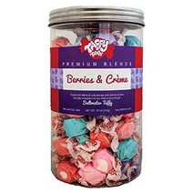 Taffy Town Gourmet Salt Water Taffy Gift Jars １8 Ounces (Berries Creme), 1