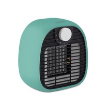 산업용히터 공업용히터1000W 미니 전기 히터 휴대용 데스크탑 팬 PTC 세라믹 난방 공기 송풍기 홈 오피스, 02 green_01 미국