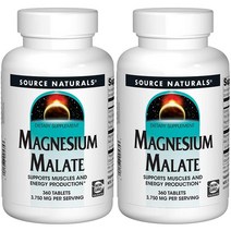 소스내츄럴스 마그네슘 말레이트 1250mg 타블렛, 360개입, 2개