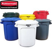 EM28 러버메이드 벤티드 브루트 37리터 몸체+덮개 세트 [CN | FF02], 쿠팡2 흰색