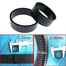 테크 다이빙 고무 백 플레이트 하네스 웨빙 키퍼 루프 BCD 스노클 리테이너 2 개 6 10, [01] dia 32mm 2 Piece