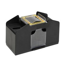 카드 셔플기계 2/ 4 데크 자동 셔플 보드 게임 포커 전기 러 링 도구, 02 For 4