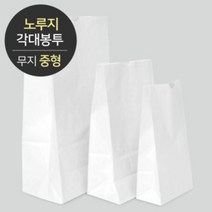 [소분]노루지 각대봉투 무지 (중) 100매, 단품없음