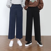 빅사이즈 ~4XL핀턱 와이드 포켓 밴딩팬츠_BP7205