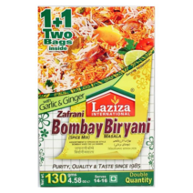 LAZIZA BOMBAY BIRYANI MASALA 봄베이 비야니마살라 향신료 130G/1PACK, 130G, 1개